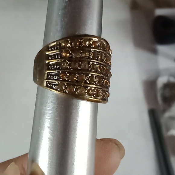 Antique Gold Style Ring #A377 - Picture 4 of 8